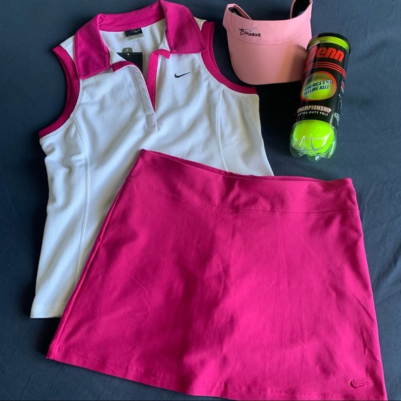 Nike Other - Nike collar tennis top and skirt set NWT
